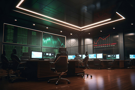 金融证券交易所的大屏幕图片