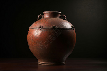 古代精美的酒罐图片