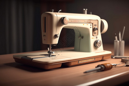织物缝纫机背景图片