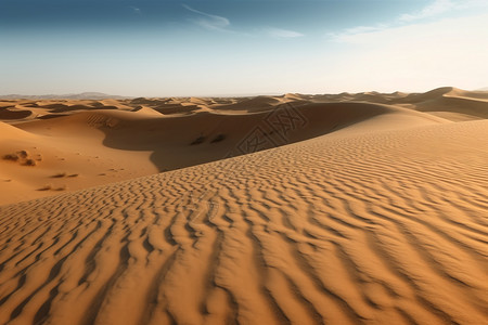 美丽的阿拉伯沙漠景观图片