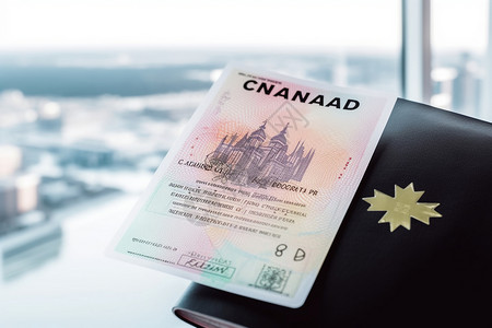 加拿大工作签证高清图片