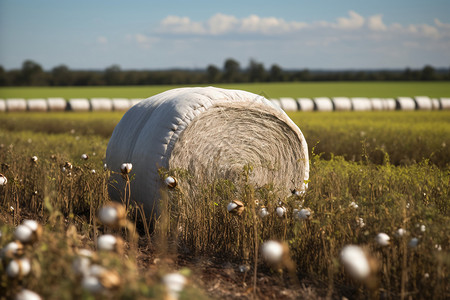 棉花种植农场图片