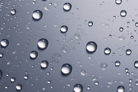 灰色透明素材抽象水滴创意背景设计图片