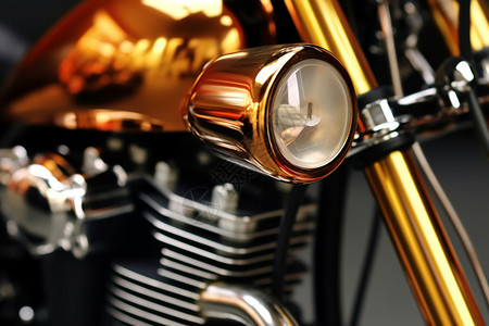 漂亮的摩托车配件高清图片