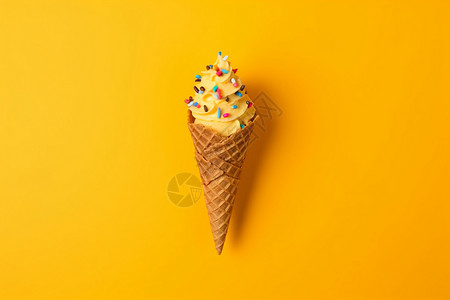 一个冰淇淋的图图片