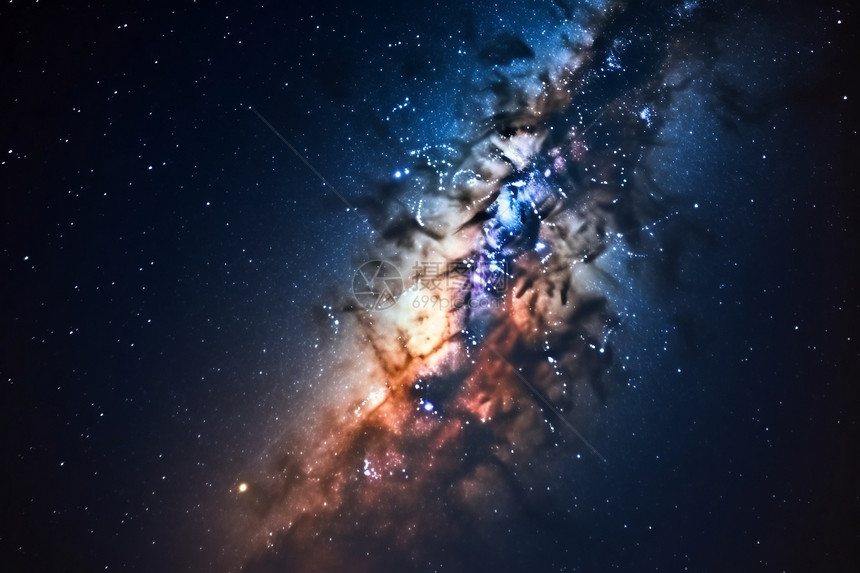 天文学宇宙星空背景图片