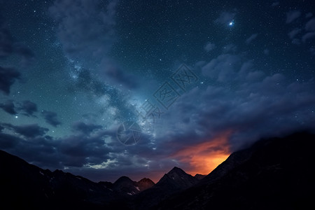 天文学星空的美丽景观图片