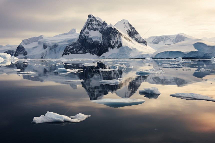 全球冬季冰岛冰川冰山图片