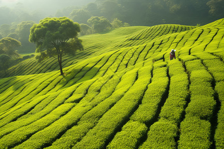 茶叶种植农场图片