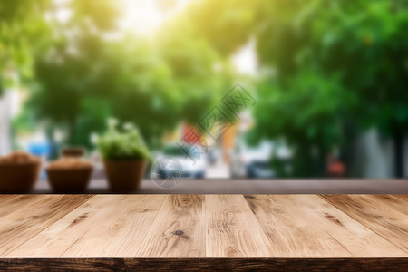 咖啡店柜台桌面背景图片