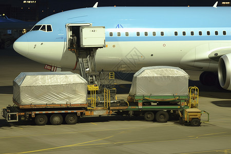 运输货物的飞机图片