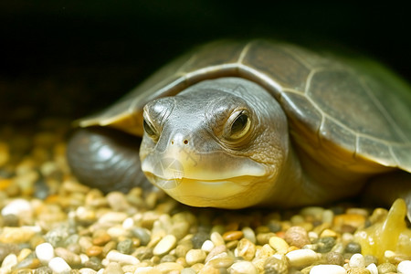 双目乌龟甲鱼带壳龟背景