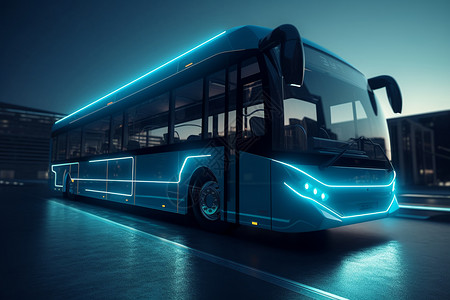 氢电公交车图片