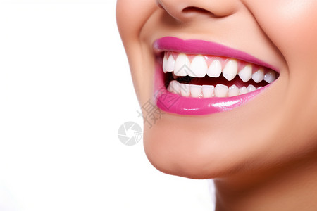 牙科口腔美白护理牙齿背景图片