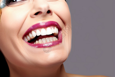 牙科护理口腔美白牙齿背景图片