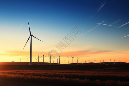工业风力发电机涡轮机图片