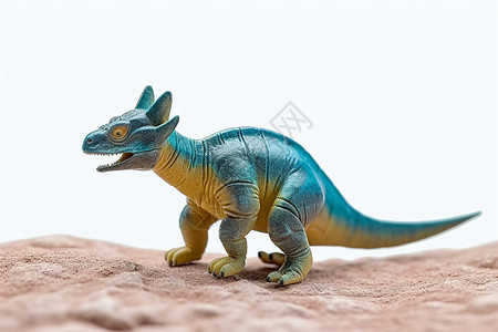 灭绝的恐龙玩具模型背景图片