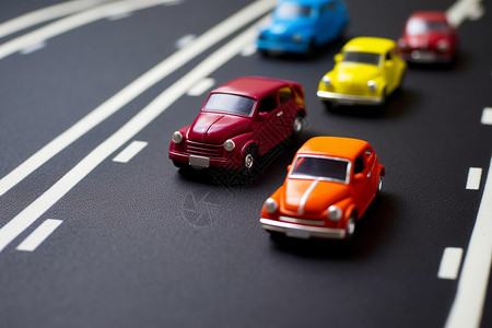 道路规则汽车模拟玩具背景