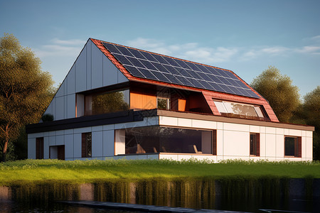 现代太阳能住宅图片