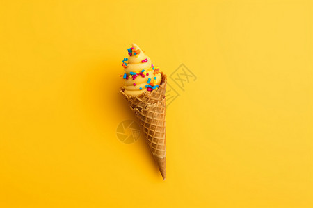 一个甜冰冰的雪糕背景图片