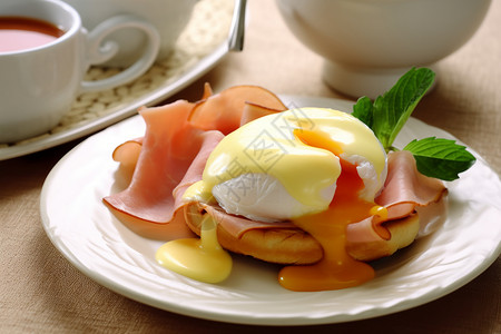 早餐果汁美味的早餐设计图片