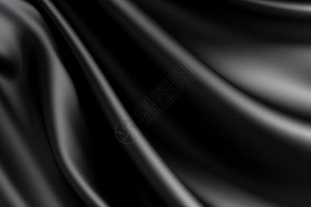 黑色的丝绸背景图片