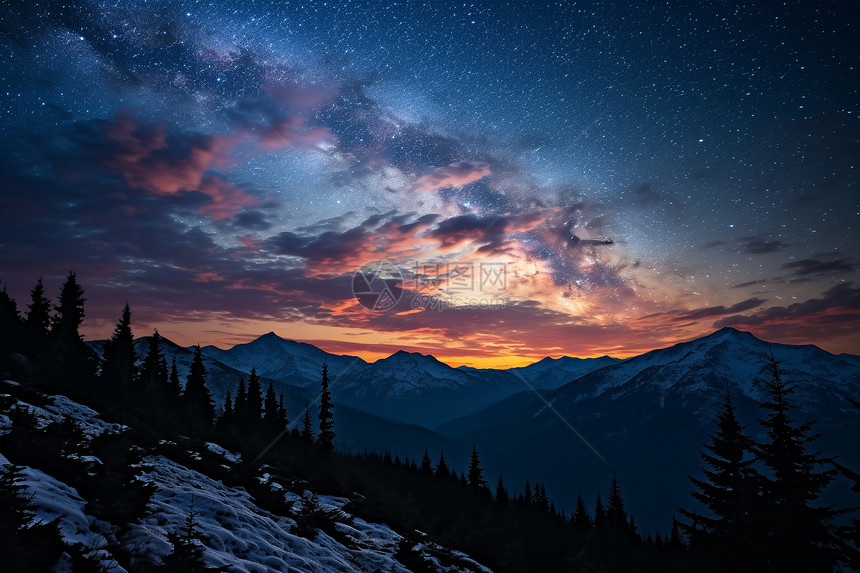 天文学星空自然景观图片
