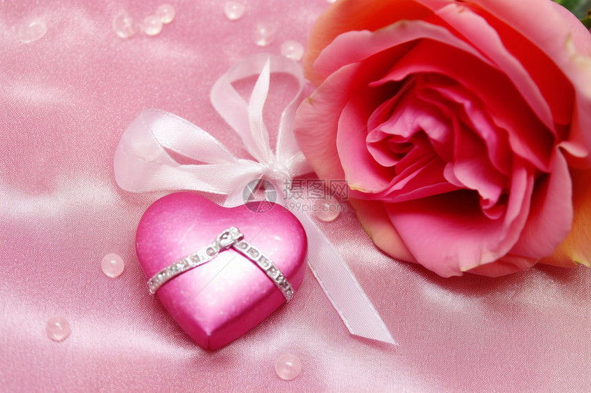粉红色的珠宝图片