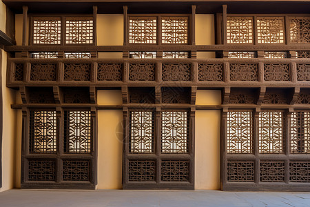 传统古代建筑古代历史木质门窗设计图片