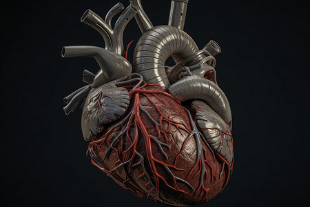 生物心脏医学研究概念图背景图片