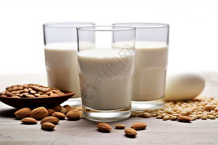 健康饮食的牛奶图片
