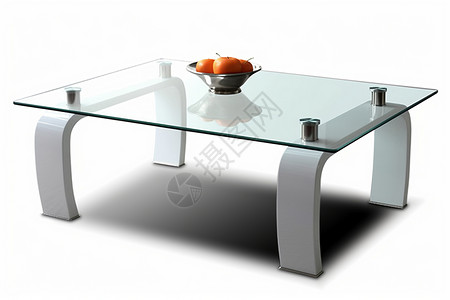 现代玻璃桌子图片