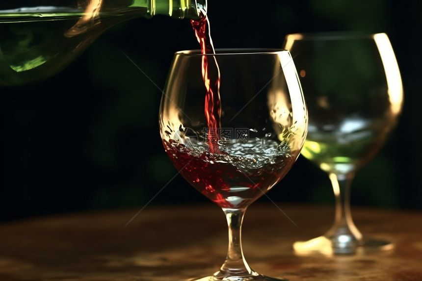 美味的红葡萄酒图片
