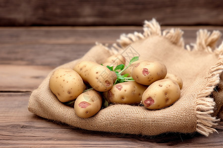 发芽的土豆土豆发芽高清图片