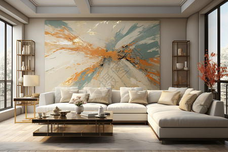 优雅风格米色风格的新中式家居设计图片
