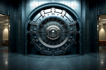 电梯系统创新科技的银行保险金库设计图片