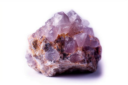 紫色的云母石头云母高清图片