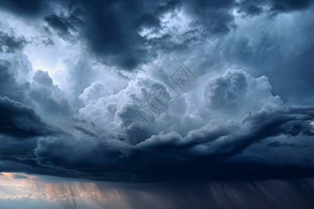 漫天的乌云背景图片