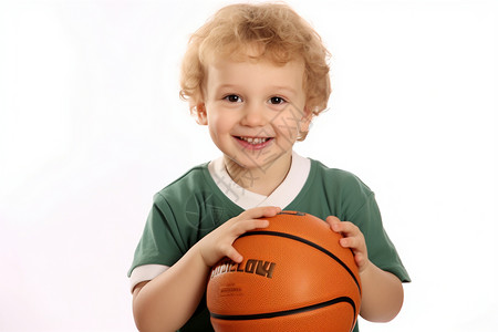 玩篮球的小男孩背景图片
