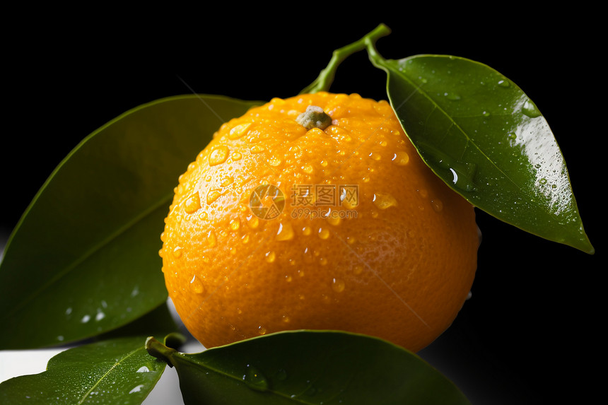 水润的柑橘图片