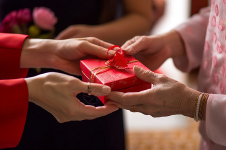 婚姻的礼物婚礼礼盒高清图片