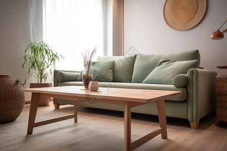 舒适的木桌家庭木桌高清图片