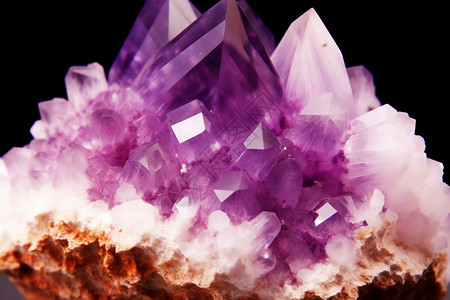 好看的紫水晶背景图片