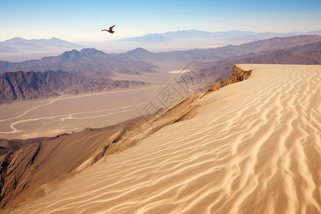 荒芜的沙地沙地沙漠高清图片
