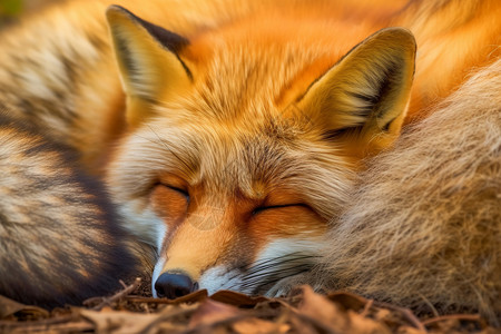 火红的狐狸图片