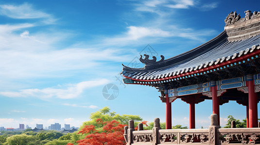 中式风格古建筑图片