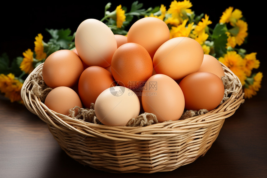 营养丰富的鸡蛋图片