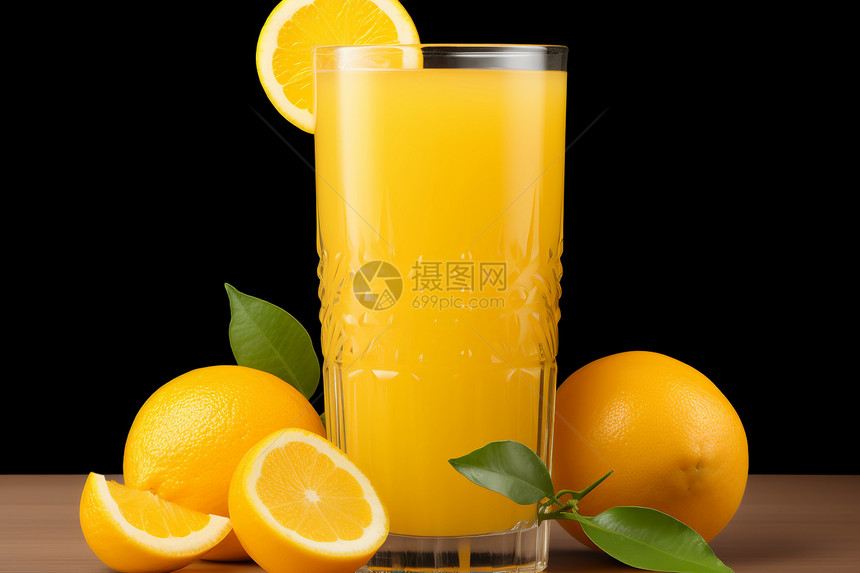 营养丰富的橙汁图片