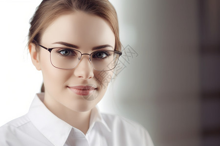 戴眼镜的护士图片