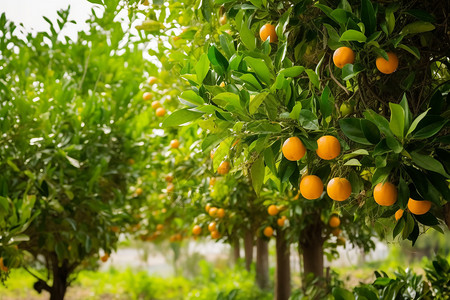 柑橘种植园图片